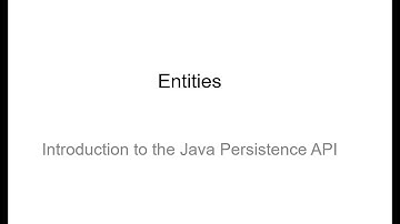 LB04 Entities and the Java Persistence API
