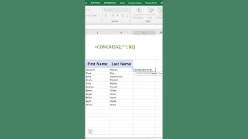 How To Combine Two Cells In Excel #excel #short