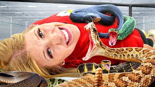 Would You Sit In Snakes For a Free Vacation?