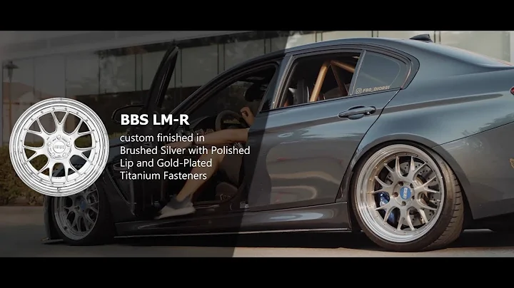 Custom Finished BBS LMR Wheels on a Souped Up BMW M3