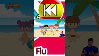 Coloquei Fli Flai Flu Galinha Pintadinha Espanhol De Trás Pra Frente