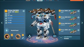MK3 Prime Sword after 11.2 Nerf | War Robots Gameplay