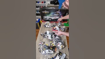 Unboxing LEGO Icons 10274 Ghostbusters ECTO-1 for my next Speed Build #shorts #lego