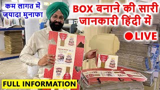 Start Corrugated Box Manufacturing Business in India, Cartons Box Making Process