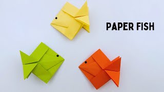 How To Make Easy Origami Paper Fish For Kids / Nursery Craft Ideas / Paper Craft Easy / KIDS crafts
