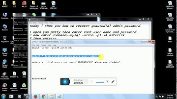 How to change Goutodial Admin Password