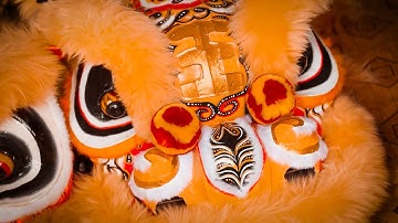 Múa Lân Khai Quang Điểm Nhãn Lân Sư Rồng 2026 đoàn LSR Hải Nam Liên Hữu cúng Tổ Huê Quang Đại Đế