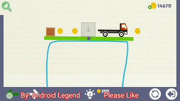 Brain physics map 1 level 143, 3 stars Android solution