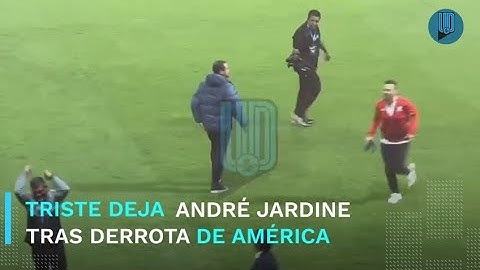 Triste y melancólico se fue André Jardine, técnico del América. Directiva lo consoló
