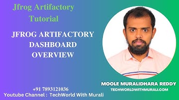 Jfrog Artifactory Dashboard Overview -TechWorld with Murali -Moole Muralidhara Reddy -Jfrog Tutorial