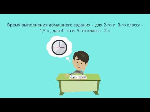 Правила выполнения домашнего задания школьниками