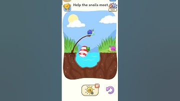 Help the snails meet #dop5 #cartoon