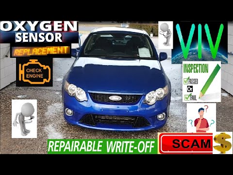 FG XR6 OXYGEN SENSOR (O2 SENSOR) REPLACE, VIV INSPECTION UPDATE. NISCARE MECHANICS FAWKNER VICTORIA