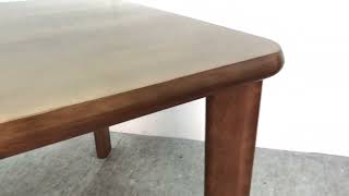 □karimoku カリモク ダイニングテーブル 6人掛け 天然木 木製 ブラウン 食卓机 食卓テーブル 食卓 机 テーブル 幅200cm □22090102