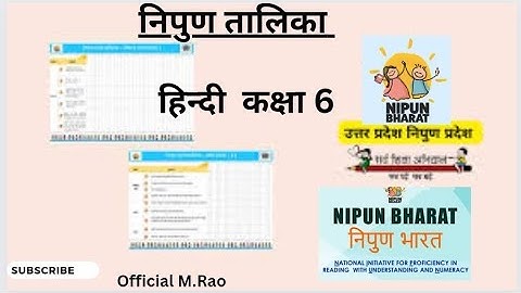 Nipun talika hindi class 6 @official M.Rao