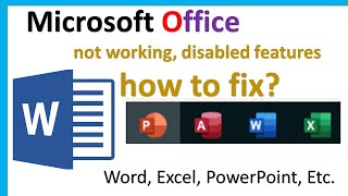 Microsoft Office in Offline not working, disabled features! Word, Excel, PowerPoint | How to fix? screenshot 5