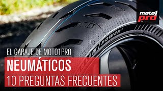 Neumáticos de moto: Las 10 preguntas más frecuentes