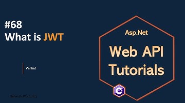 Deel 68 Wat is JWT en hoe wordt het gegenereerd.Net 8, 7, 6 || Web API Tutorials @NehanthWorld