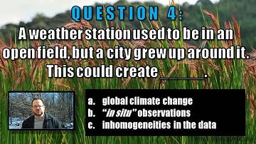 ATS EVS 105    Surface Temperature Obs    Q 4 RIGHT