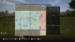 Hell Let Loose - Calling in a Strike just on a Half track Spawn