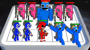 Merge Rainbow Friend Run  - 1 ⭐ Max Levels a-z Android Gameplay