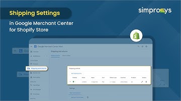 Set up Shipping Settings in Your Google Merchant Center Next for Your Shopify Store