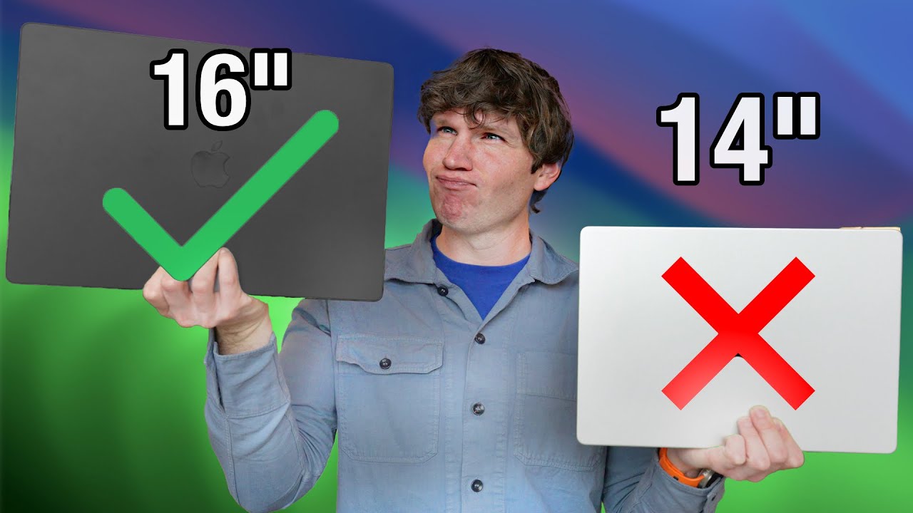 Why I Picked The M3 16" MacBook Pro Over the 14" - YouTube