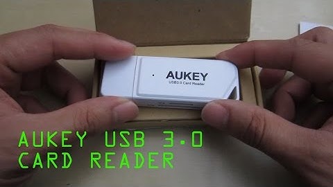 Aukey USB 3.0 Portable Mini microSD and SD Card Reader Review