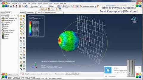 Abaqus - soccer ball impact simulation to the net