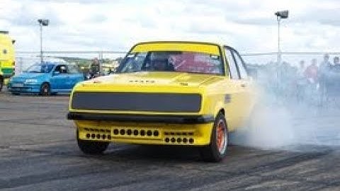 Dragrace Ford Pinto 2.0 terug op de dyno