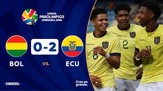 BOLIVIA vs. ECUADOR [0-2] | RESUMEN | CONMEBOL PREOLÍMPICO | FASE PRELIMINAR