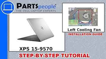 Dell XPS 15-9570 (P56F002) Left Side Cooling Fan How-To Video Tutorial