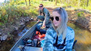 We Found Huge Rusty Relics while Magnet Fishing in River! (with Daisy)
