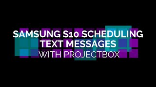 Samsung S10 Scheduling Text Messages screenshot 3