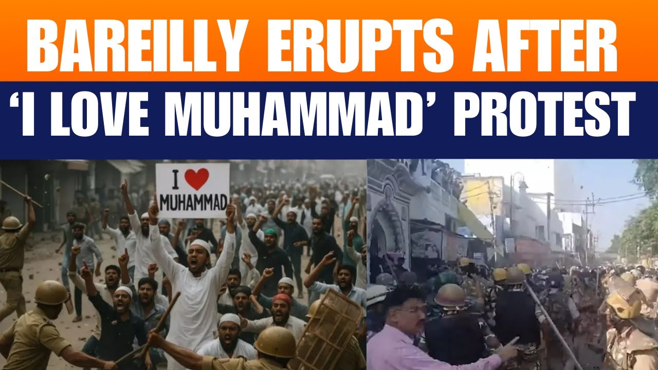 Unrest Erupts In Bareilly After ‘I Love Mohammad’ Protests; Stone ...