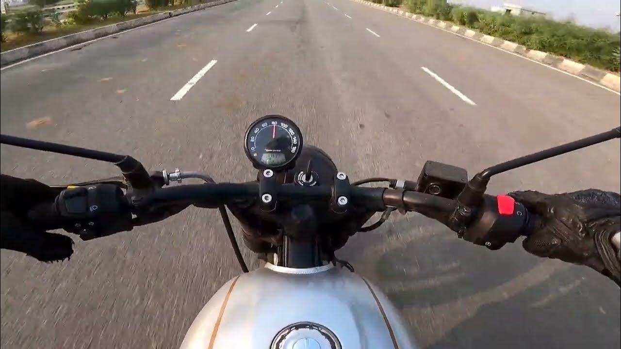 RE Hunter 350 RETRO Braking TEST Correct Braking Technique for Single