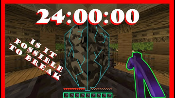 HOW LONG DOES IT TAKE TO BREAK ⚠️ BEDROCK ⚠️ WITH NETHERITE PICKAXE ⛏