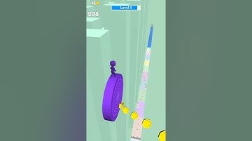 Layers Roll Gameplay Walkthrough #2 - level 2-3 (Android, iOS)