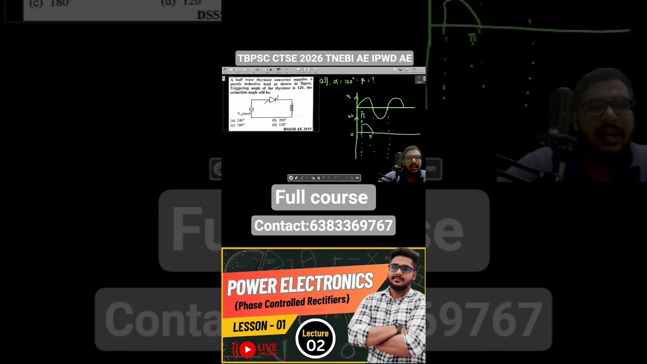 TNPSC CTSE 2026 - power electronics # 7 #Shorts # gate #tnpscctse #tnpscae#tnebae