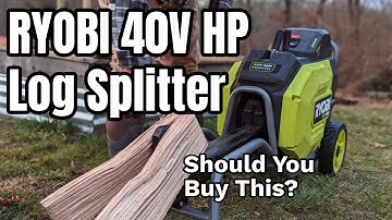 Ryobi 40V HP Battery Log Splitter