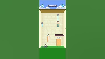 Rescue Cut Level 15 | Rope Puzzle Game | Unique Rescue Puzzle Game | Cut The Rope & Help The Man