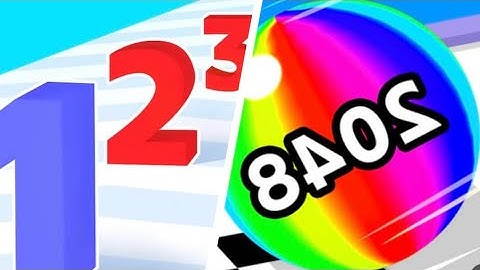 Reverse Ball Run 2048 Vs Number Master Gameplay | All Games All Levels Android/ IOS Walkthrough