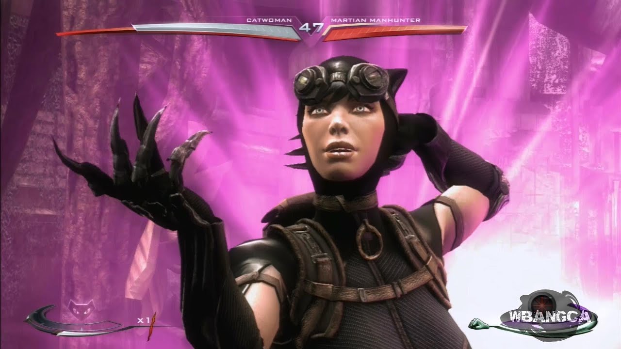 Injustice Gods Among Us Catwoman Super Attack Moves Review