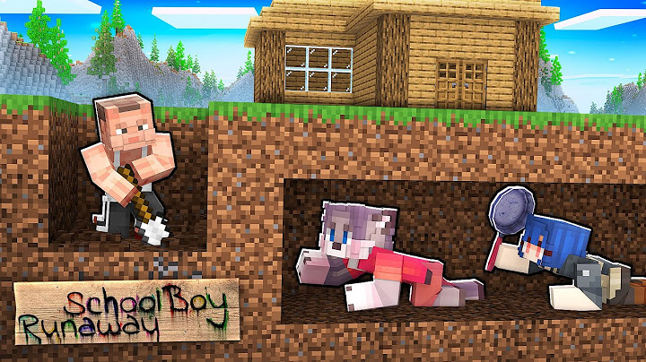 СБЕГАЮ ОТ ЗЛЫХ РОДИТЕЛЕЙ в SCHOOLBOY RUNAWAY в Майнкрафт