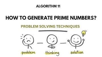 ALGO 11 | GENERATING THE PRIME NUMBERS USING SIEVE OF ERATHOSTHENES | PROBLEM SOLVING TECHNIQUES