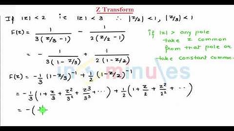 M6 | 19 | Z transform (only for Computer/IT)_IZT Partial fraction method -(Part_1)_(Part_1)
