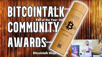 BitcoinTalk Community Awards 2020