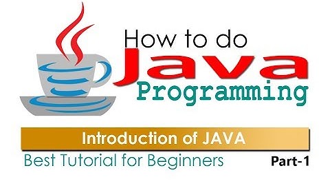 java programming introduction tutorial in hindi/urdu part-1