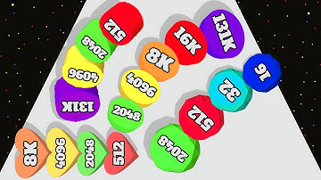 Cube Arena 2048: Merge Numbers High Cubes Gameplay ( Cube Zone io )