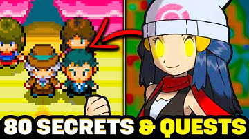 80 SECRETS & EVENTS in Pokémon Diamond, Pearl & Platinum You Should Know